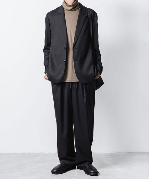ATTACHMENT(アタッチメント)の「T/W/SI ストレッチギャバジン 2B JKT / T/W/SI STRETCH GABARDINE 2B JKT(テーラードジャケット・メンズ・グレー系/ブラック/ブラック系/ダークネイビー・3/2/1)」の15枚目の写真