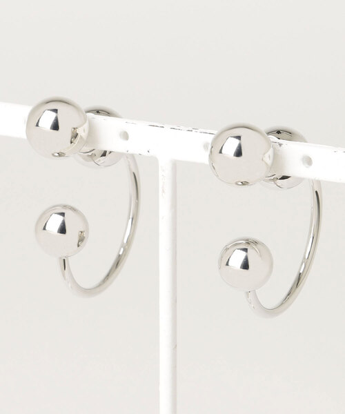 ROSE BUD(ローズバッド)の「DESIGN HOOP PIERCE(その他小物・レディース・シルバー・ONE SIZE)」の3枚目の写真