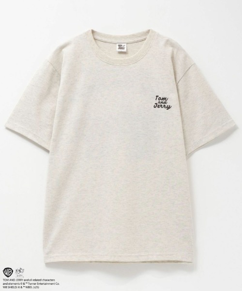TOM&JERRY バックサガラ刺繍T（Tシャツ/カットソー）｜TOM&JERRY（トム