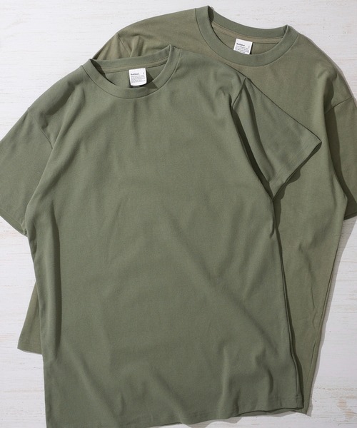 Healthknit(ヘルスニット)の「【Healthknit / ヘルスニット】MILITARY 2PACK TEE / ミリタリー2パックTシャツ(Tシャツ/カットソー・メンズ・ネイビー/オリーブ/ホワイト/イエロー/ブラック/グレー・SMALL/X-LARGE/LARGE/MEDIUM)」の4枚目の写真