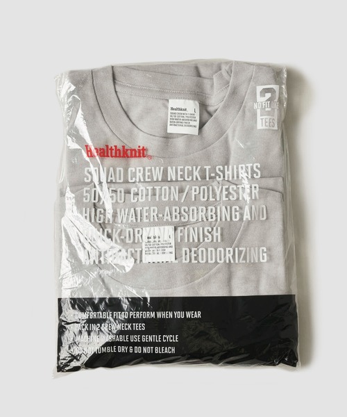 Healthknit(ヘルスニット)の「【Healthknit / ヘルスニット】MILITARY 2PACK TEE / ミリタリー2パックTシャツ(Tシャツ/カットソー・メンズ・ネイビー/オリーブ/ホワイト/イエロー/ブラック/グレー・SMALL/X-LARGE/LARGE/MEDIUM)」の9枚目の写真