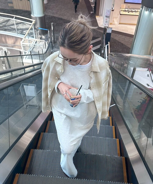 PON企画】クルーネックロングカットワンピース（ワンピース