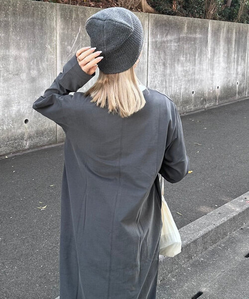 定価以下‼️PON企画　クルーネックロングカットワンピース　Lサイズ CIAOPANIC TYPY ワンピース 「PON企画」クルーネックロング