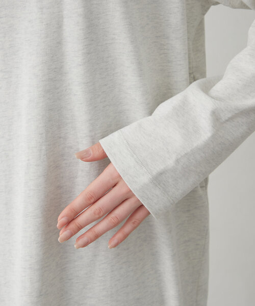 CIAOPANIC TYPY（チャオパニックティピー）の「【PON企画】クルーネックロングカットワンピース（ワンピース・レディース・ライトグレー/ピンク/チャコールグレー・SMALL/MEDIUM/LARGE）」の21枚目の写真