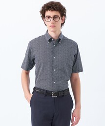 MACKINTOSH PHILOSOPHY（ﾏｯｷﾝﾄｯｼｭ ﾌｨﾛｿﾌｨｰ）の「半袖ボタンダウンシャツ ミラクルウェーブ（シャツ/ブラウス・メンズ）」