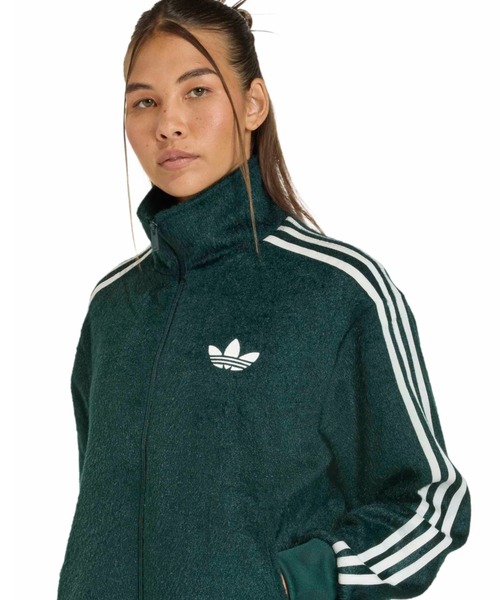 adidas(アディダス)の「adidas MOHAIR FIREBIRD TRACK TOP / アディダス モヘア ファイヤーバード トラック トップ(その他アウター・レディース・グリーン・L/M/S)」の3枚目の写真