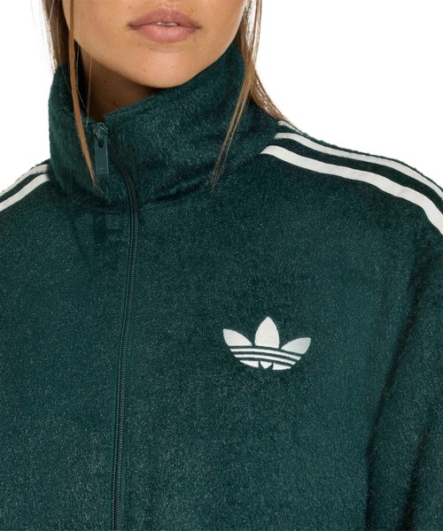 adidas(アディダス)の「adidas MOHAIR FIREBIRD TRACK TOP / アディダス モヘア ファイヤーバード トラック トップ(その他アウター・レディース・グリーン・L/M/S)」の4枚目の写真
