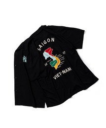HOUSTON(�q���[�X�g��)�́yHOUSTON�zSOUVENIR SHIRT �h�J�X�[�x�j�A�V���c(�V���c/�u���E�X)