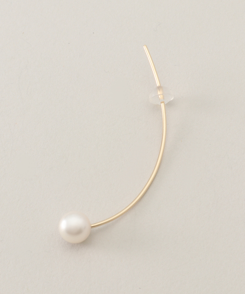 Hirotaka 真珠 ピアス(片耳用) Hirotaka/ヒロタカ Pearl Arrow Earring（ピアス（片耳用