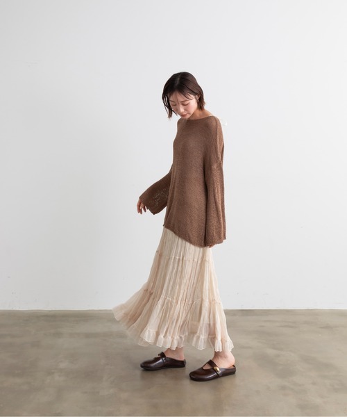 Auntie Rosa - リブ切替ニットガウン 専用！！！！！ LOUNGEDRESS（ラウンジドレス）の「【着回し力抜群】2WAY鹿子