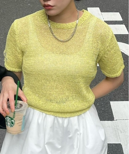CONCEPT LOGO KNIT TOP（ニット/セーター）｜Ameri（アメリ）の