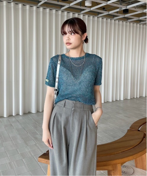セール】CONCEPT LOGO KNIT TOP（ニット/セーター）｜Ameri