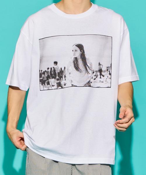 WALLA WALLA SPORT（ワラワラスポーツ）の「PRINTABLE TUBE TEE / JOSEPH SZABO “PRISCILLA” - プリンタブル チューブ ティー / ジョセフ スザボ ”プリシラ”（Tシャツ/カットソー・メンズ・ホワイト・MEDIUM/LARGE/X-LARGE/SMALL）」の11枚目の写真