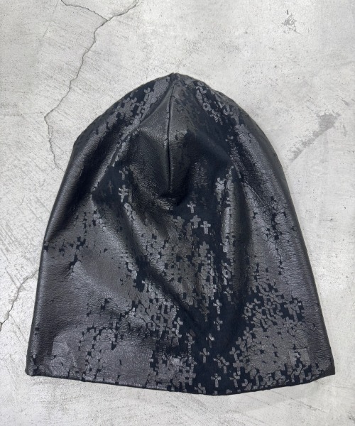 kiryuyrikキリュウキリュウ クロスドット キャップ ビーニー 帽子 Kiryuyrik/キリュウキリュウ/Cross Dot Fleece Cap（ニットキャップ