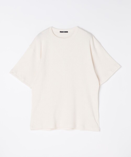 SHIPS（シップス）の「SHIPS: ベーシック ワッフル ショートスリーブ Tシャツ（Tシャツ/カットソー・メンズ・ホワイト/ライトホワイト/ダークグレー/グレー・SMALL/MEDIUM/LARGE/X-LARGE）」の12枚目の写真