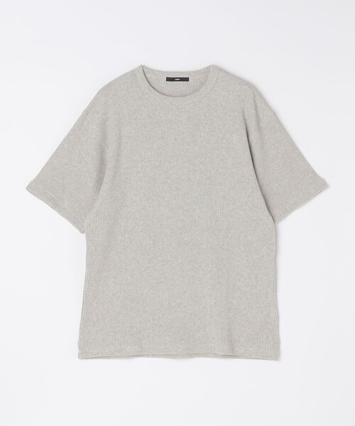 SHIPS（シップス）の「SHIPS: ベーシック ワッフル ショートスリーブ Tシャツ（Tシャツ/カットソー・メンズ・ホワイト/ライトホワイト/ダークグレー/グレー・SMALL/MEDIUM/LARGE/X-LARGE）」の14枚目の写真