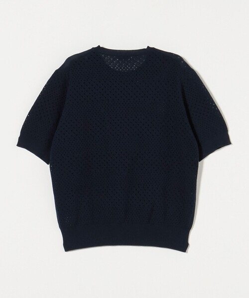 タグ付き未使用^_^stevenalan★ハーフスリーブニット Steven Alan＞アイレット ハーフスリーブ プルオーバー（ニット