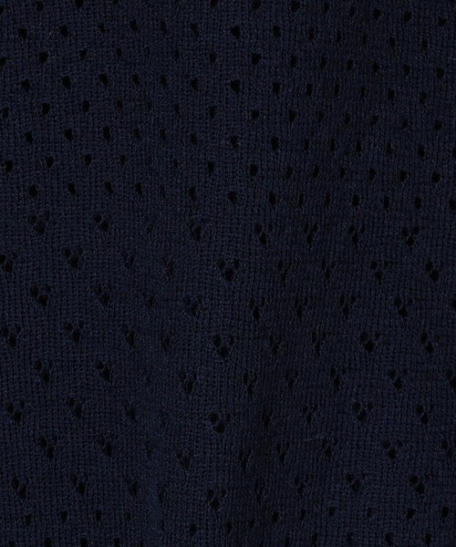 Steven Alan（スティーブンアラン）の「＜Steven Alan＞アイレット ハーフスリーブ プルオーバー（ニット/セーター・レディース・ネイビー/ホワイト・FREE）」の13枚目の写真