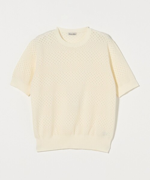 美品 Steven Alan ビッグシルエットニットプルオーバー ゆったり Steven Alan＞アイレット ハーフスリーブ プルオーバー（ニット