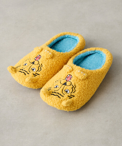 BIRTHDAY BAR（バースデイバー）の「With Animals　ルームシューズ（ラグ/マット・レディース・ネイビー/イエロー・0）」の9枚目の写真
