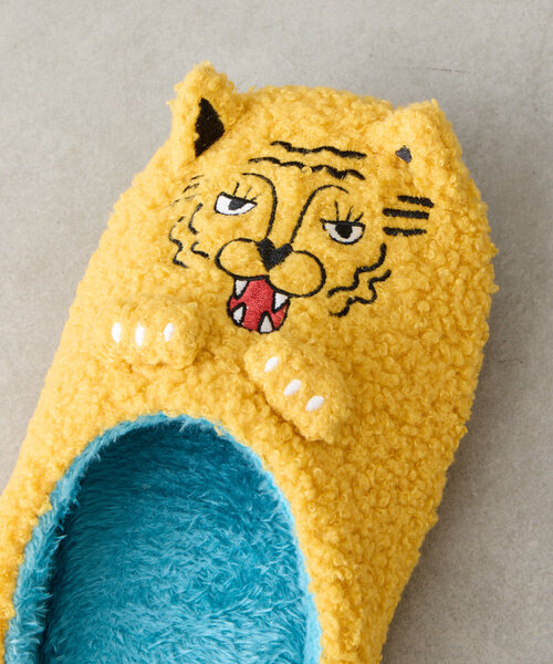 BIRTHDAY BAR（バースデイバー）の「With Animals　ルームシューズ（ラグ/マット・レディース・ネイビー/イエロー・0）」の12枚目の写真