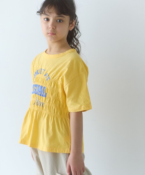 【トレンドカラー】ERL コットンジャージーTシャツ イエロー 5e5923f3ce111ce109fa18423a300f