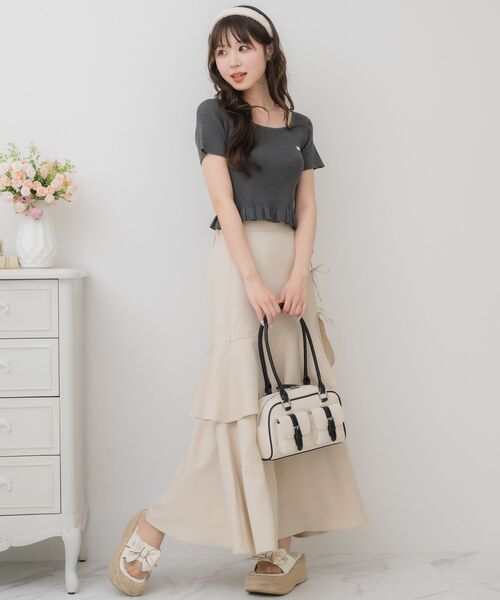 ems excite（エムズエキサイト）の「ボストンバッグ（ボストンバッグ・レディース・ブラウン/ブルー/ブラック・ONE SIZE）」の8枚目の写真