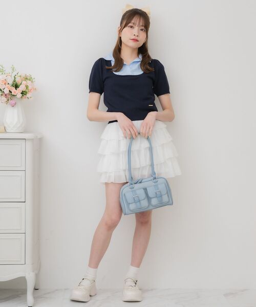 ems excite（エムズエキサイト）の「ボストンバッグ（ボストンバッグ・レディース・ブラウン/ブルー/ブラック・ONE SIZE）」の12枚目の写真