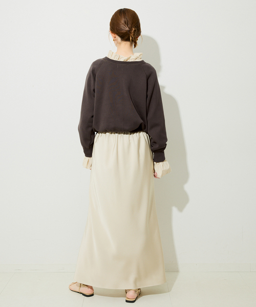 新品イエナ　ロゴニット セール】C/Pロゴニット◇（ニット/セーター）｜SLOBE IENA