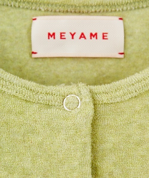 MEYAME/メヤメ] オーガニックコットンパイル クルーネック