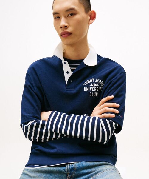  JEANS トミージーンズ レディースポロシャツ DW17220 ダークネイビー 楽天市場】TOMMY JEANS トミー ジーンズ レディース ポロシャツ