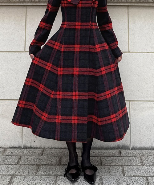 JENNE(ジェンヌ)の「クラシカルウールコート(その他アウター・レディース・ネイビー/レッド・SMALL/MEDIUM/LARGE)」の18枚目の写真