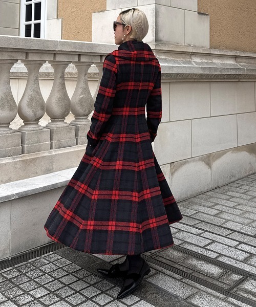 JENNE(ジェンヌ)の「クラシカルウールコート(その他アウター・レディース・ネイビー/レッド・SMALL/MEDIUM/LARGE)」の19枚目の写真