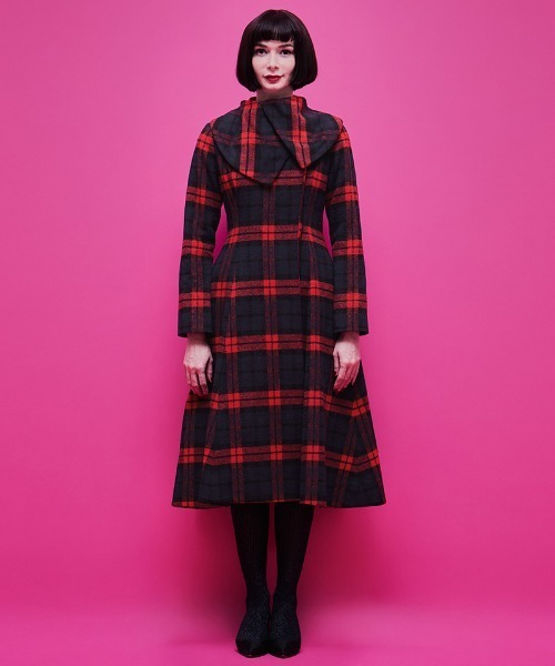 JENNE(ジェンヌ)の「クラシカルウールコート(その他アウター・レディース・ネイビー/レッド・SMALL/MEDIUM/LARGE)」の21枚目の写真