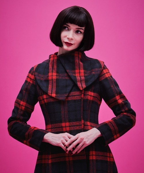 JENNE(ジェンヌ)の「クラシカルウールコート(その他アウター・レディース・ネイビー/レッド・SMALL/MEDIUM/LARGE)」の22枚目の写真
