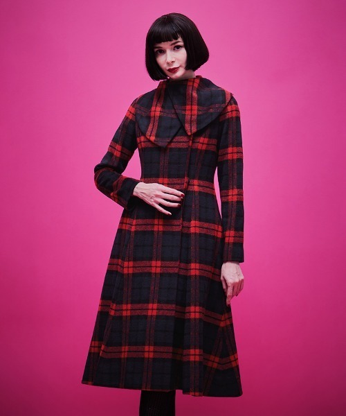 JENNE(ジェンヌ)の「クラシカルウールコート(その他アウター・レディース・ネイビー/レッド・SMALL/MEDIUM/LARGE)」の13枚目の写真