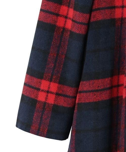 JENNE(ジェンヌ)の「クラシカルウールコート(その他アウター・レディース・ネイビー/レッド・SMALL/MEDIUM/LARGE)」の4枚目の写真