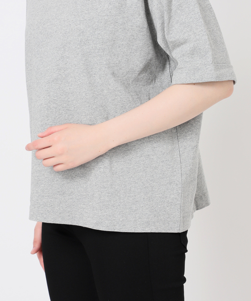 JOURNAL STANDARD（ジャーナルスタンダード）の「《追加4》汗ジミ防止天竺ビッグT（Tシャツ/カットソー・レディース・チャコールグレー/ブラック系その他/ホワイト・FREE）」の17枚目の写真