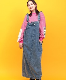 チチカカ | Orale! ケミカルデニムサロペットスカート(ジャンパースカート)