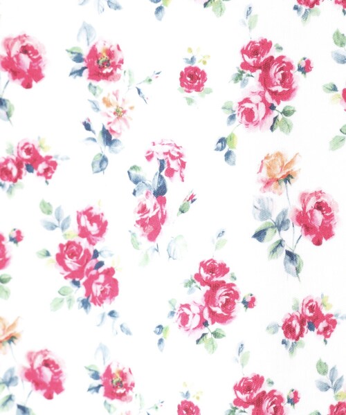 LAURA ASHLEY(ローラアシュレイ)の「【接触冷感/コットン100%】アルバティーン柄 Tシャツ(Tシャツ/カットソー・レディース・ネイビー系/ホワイト系3・38/40)」の15枚目の写真