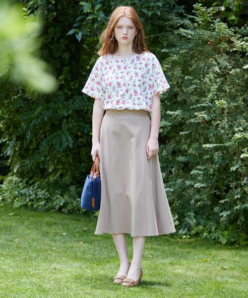 LAURA ASHLEY(ローラアシュレイ)の「【接触冷感/コットン100%】アルバティーン柄 Tシャツ(Tシャツ/カットソー・レディース・ネイビー系/ホワイト系3・38/40)」の19枚目の写真