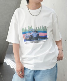 JIMNY ビッグシルエット フロントプリント 半袖Tシャツ カットソー ユニセックス