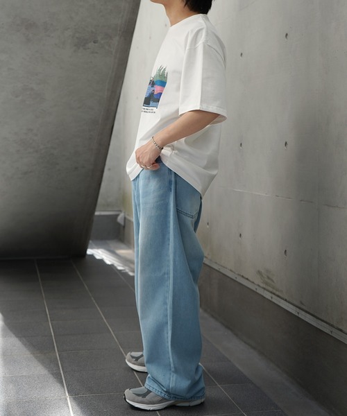 ILL'S(イルズ)の「JIMNY ビッグシルエット フロントプリント 半袖Tシャツ カットソー ユニセックス(Tシャツ/カットソー・メンズ・ブラック/ブルー系その他/ホワイト/ピンク系その他/イエロー系その他/ブラック系その他2/ホワイト系その他2/グレー系その他2/カーキ・L/M)」の16枚目の写真