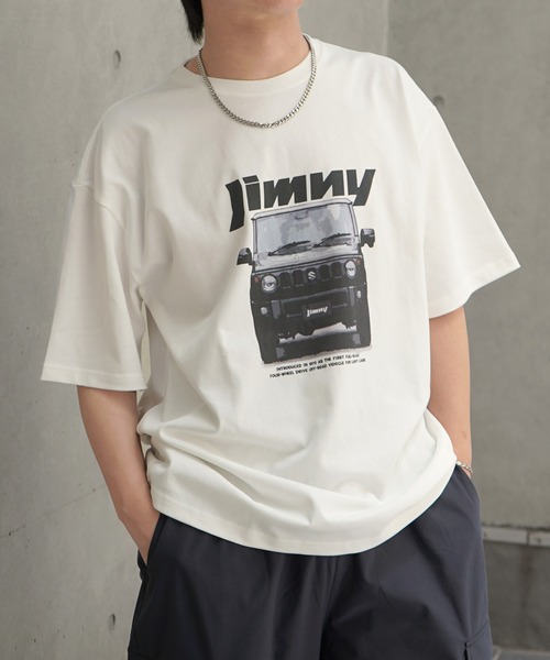 ILL'S(イルズ)の「JIMNY ビッグシルエット フロントプリント 半袖Tシャツ カットソー ユニセックス(Tシャツ/カットソー・メンズ・ブラック/ブルー系その他/ホワイト/ピンク系その他/イエロー系その他/ブラック系その他2/ホワイト系その他2/グレー系その他2/カーキ・L/M)」の13枚目の写真