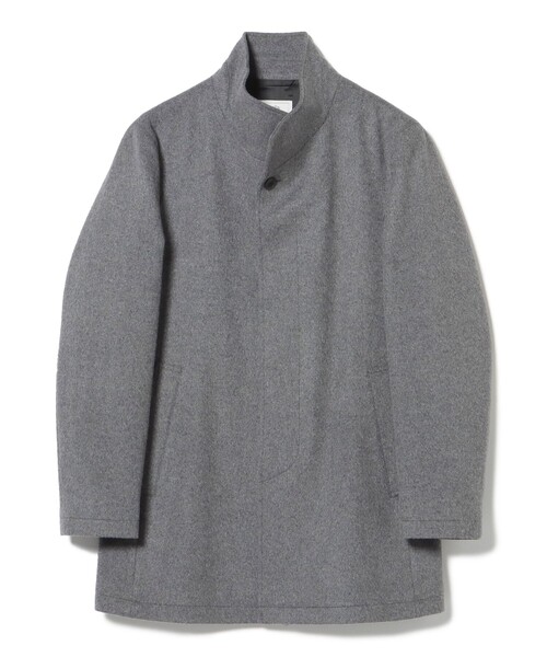 BEAMS HEART（ビームスハート）の「ウールカシミヤ ショート スタンドカラーコート（その他アウター・メンズ・ネイビー/グレー・X-LARGE/LARGE/SMALL/MEDIUM）」の7枚目の写真