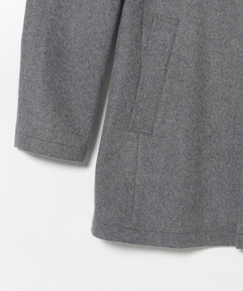 BEAMS HEART（ビームスハート）の「ウールカシミヤ ショート スタンドカラーコート（その他アウター・メンズ・ネイビー/グレー・X-LARGE/LARGE/SMALL/MEDIUM）」の9枚目の写真