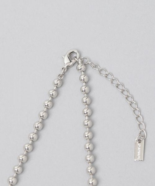JEANASIS（ジーナシス）の「ポイント2レンロングネックレス/572290（ネックレス・レディース・シルバー系その他/シルバー・FREE）」の6枚目の写真