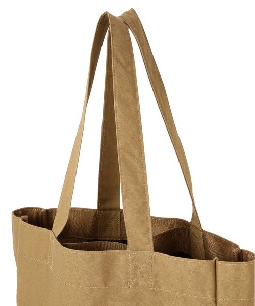 MHL.（エムエイチエル）の「WORN COTTON CANVAS（トートバッグ・レディース・ブラック/ブラウン系その他・FREE）」の8枚目の写真