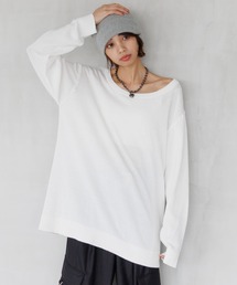 PAGEBOY | ヴィンテージピグメントオフショル【選べる2サイズ・マルチWAY】(Tシャツ/カットソー)