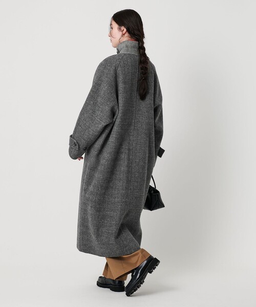 BEAUTY&YOUTH UNITED ARROWS(ビューティーアンドユースユナイテッドアローズ)の「リバー ステンカラー ロングコート/ヘリンボーン(ステンカラーコート・レディース・その他1・M/XS/S)」の5枚目の写真